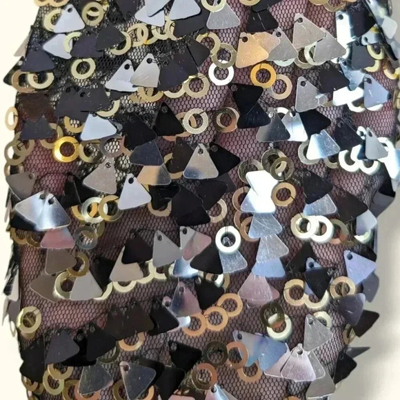 🍁Tizz Boutique Handmade Asymmetrical Sequin Dress - Picture 4 of 6